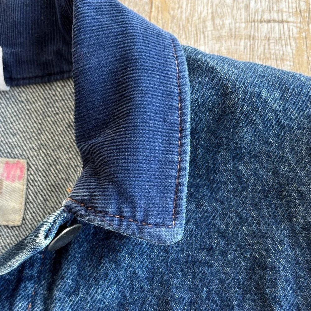 Vintage OshKosh Kids Oversized Denim Jacket size 7